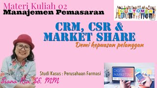 Mengenal CRM, CSR & Cara Menghitung  Market Share - Man. Pemasaran (MKT-03)