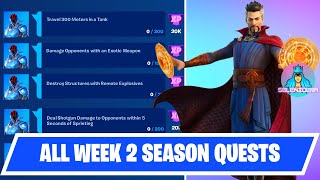 Fortnite All Week 2 Season Quests Guide | Fortnite Chapter 3 Season 2