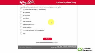 ShopRite Customer Experience Survey | 2023