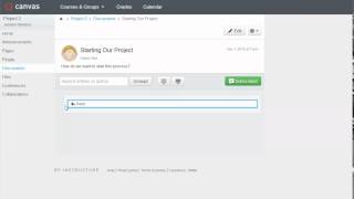 Working in Groups in Canvas (Oct14)