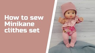 Minikane doll clothes free pattern pattеrn Miniland Paola reina gordi sewing pattern 파올라 레이나 인형