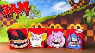 What's REALLY Inside the SONIC TAPES Happy Meal Box? Unpacking HAPPY MEAL McDonald's mystery boxes!