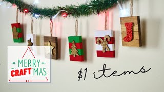 Small Ornaments DIY with Dollar Tree Items | 12 Days of Craftmas | Day 3