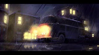 Speedpainting - Van in the rain