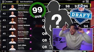 I DRAFTED THE #1 PLAYER OF ALL TIME!! 32 PLAYER ONLINE FRANCHISE DRAFT