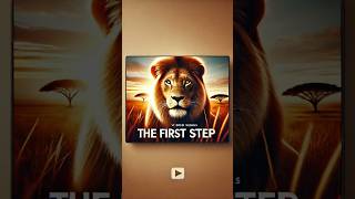 The Lion’s Journey:The First Step#lion #motivation #inspiration