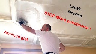 Kako renovirati,ojacati stari plafon od mikropukotina 1/3