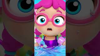 Jill Goes Swimming Like A Mermaid | #littleangel #shorts | Little Angel and CoComelon Nursery Rhymes