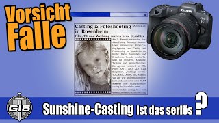 Vorsicht FALLE - Sunshine-Casting  ist das seriös?