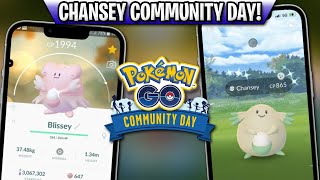 Full Chansey Community Day Guide! AMAZING Gym Defender!