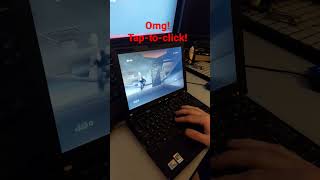 omg! bring this feature back @Lenovo  one finger FPS gaming! #thinkpad x200