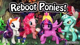 My Little Pony:  Reboot Twilight Sparkle, Pinkie Pie, Lyra, & Rarity! MLP Toy Parody Spoof