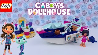 LEGO - Gabby's Dollhouse - Gabbys und Meerkätzchens Schiff und Spa - MerCat's Ship & Spa - 10786