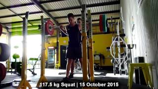 117.5 kg Squat | 15 October 2015