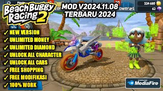 UPDATE!! Beach Buggy Racing 2 Mod Apk Terbaru 2024 v2024.11.08 Unlimited Money Unlock All Cars