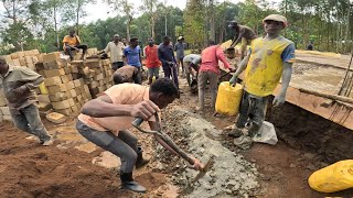 BUILDING A 3 BEDROOM HOUSE In An African Village !!!