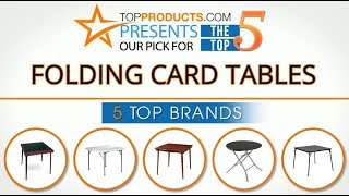 Best Folding Card Table Reviews – How to Choose the Best Folding Card Table