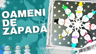 AVAP❄ OAMENI DE ZĂPADĂ❄ FULG ❄ TUTORIAL❄ PAS CU PAS