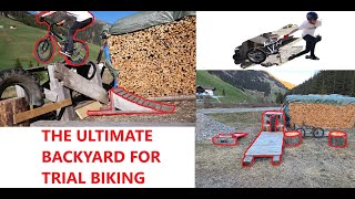 The ULTIMATE BACKYARD for TRIAL BIKING