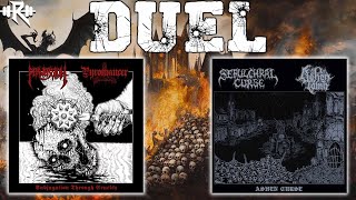 Perversion/Pyromancer vs. Sepulchral Curse/Ashen Tomb (7" ep review duel)