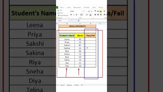 Excel में Result बनाये 1 मिनट में , फाड़ू ट्रिक जरूर सीखें | #excel #exceltips #shorts #excelshorts