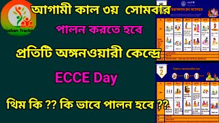 আগামী কালকে কি ভাবে পালন করতে হবে ECCE Day ?? থিম কি রাখা হয়েছে ??