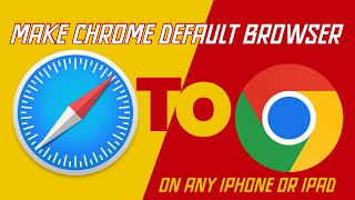 Set Chrome as your default Browser on iPad or iPhone