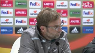 Jurgen Klopp's Pre Match Press Conference   FC Augsburg vs Liverpool    In Full