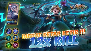 BIKIN DEG-DEGan LAWAN,,, EUDORA 12x KILL | MLBB