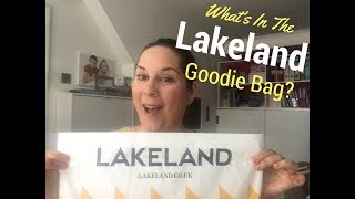 What's in the Lakeland Goodie Bag?