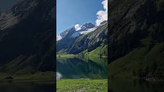 Seealpsee,Switzerland,Alps,Lake,Mountains,Hiking,Wandern,Nature🏔🇨🇭🔝#switzerland #lake #nature #alps