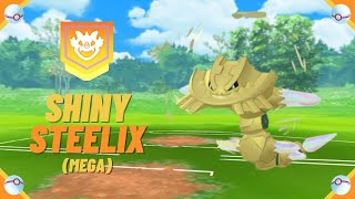 ✨ Shiny Mega Steelix ✨ Caught at The Airman Gym [Pokemon GO] #shorts