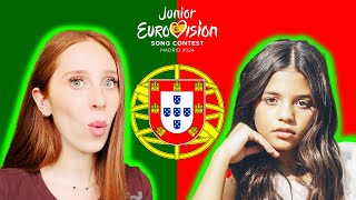 LET'S REACT TO PORTUGAL'S SONG FOR JUNIOR EUROVISION 2024 - VICTORIA NICOLE "ESPERANÇA"