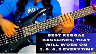 Best reggae basslines, that will work on 1, 6, 4, 5 everytime