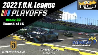 WonderDads Gaming: iRacing 2022 F.U.N. League NASCAR Playoffs Kansas