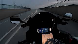 HONDA CBR 650 R New Years Ride | MULTICAM SOUND POV [4K]