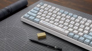 New coming snoopy keycap JDA profile unboxing video,high quality box free brush and steel key puller