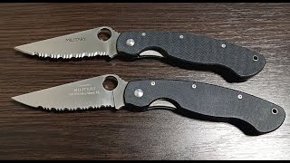 Spyderco Military CPM 440V - прогрес чи банальна економія?