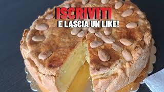 TORTA della NONNA con MANDORLE, RICETTA del DOLCE per FESTA dei NONNI, FATTO in CASA