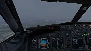 PMDG 737 - Denver Landing - Baby Rain - Ultra Settings [60 fps] - RTX 4080