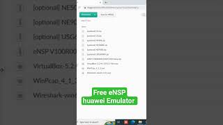 free huawei eNSP Simulator