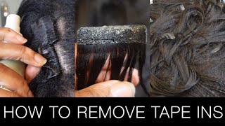 HOW TO **SAFELY** REMOVE TAPE INS AT HOME | Tatiaunna