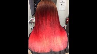 Festival Neon Red Hair. Jayhair1