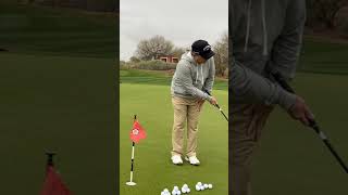 👆Full Video. Lag putting clinic clip. #golf #golftips #pga #putting