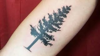 Amazing Pine Tree Tattoo Design Ideas For Women And Men