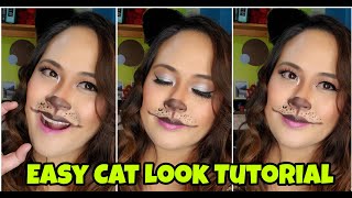 QUICK + EASY HALLOWEEN CAT MAKEUP TUTORIAL ft BH Cosmetics Glam Reflection Smoke Palette| ysay dale