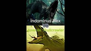 İndominus Rex Vs Juvenile Skullcrawler Request by:@Shadowanimations22#indominusrex #skullcrawler