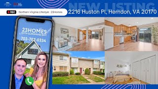 #newlisting  2216 Huston Pl Herndon, VA 20170 : 23homeswithglennandgift