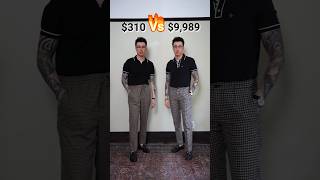 $310 vs $9,989: Black Polo Edition #mensfashion #menswear #springfashion #affordablefashion #polo