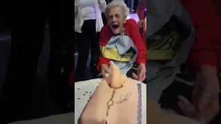 Naughty Twist For Grandmas Surprise 90th birthday